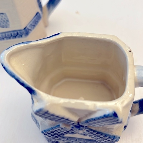 Vintage MIJ Danish Windmill Sugar and creamer Made in Japan - Picture 7 of 11